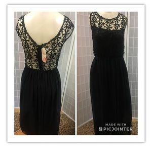 Heramay, dress, black, cocktail, laces, size M.:
